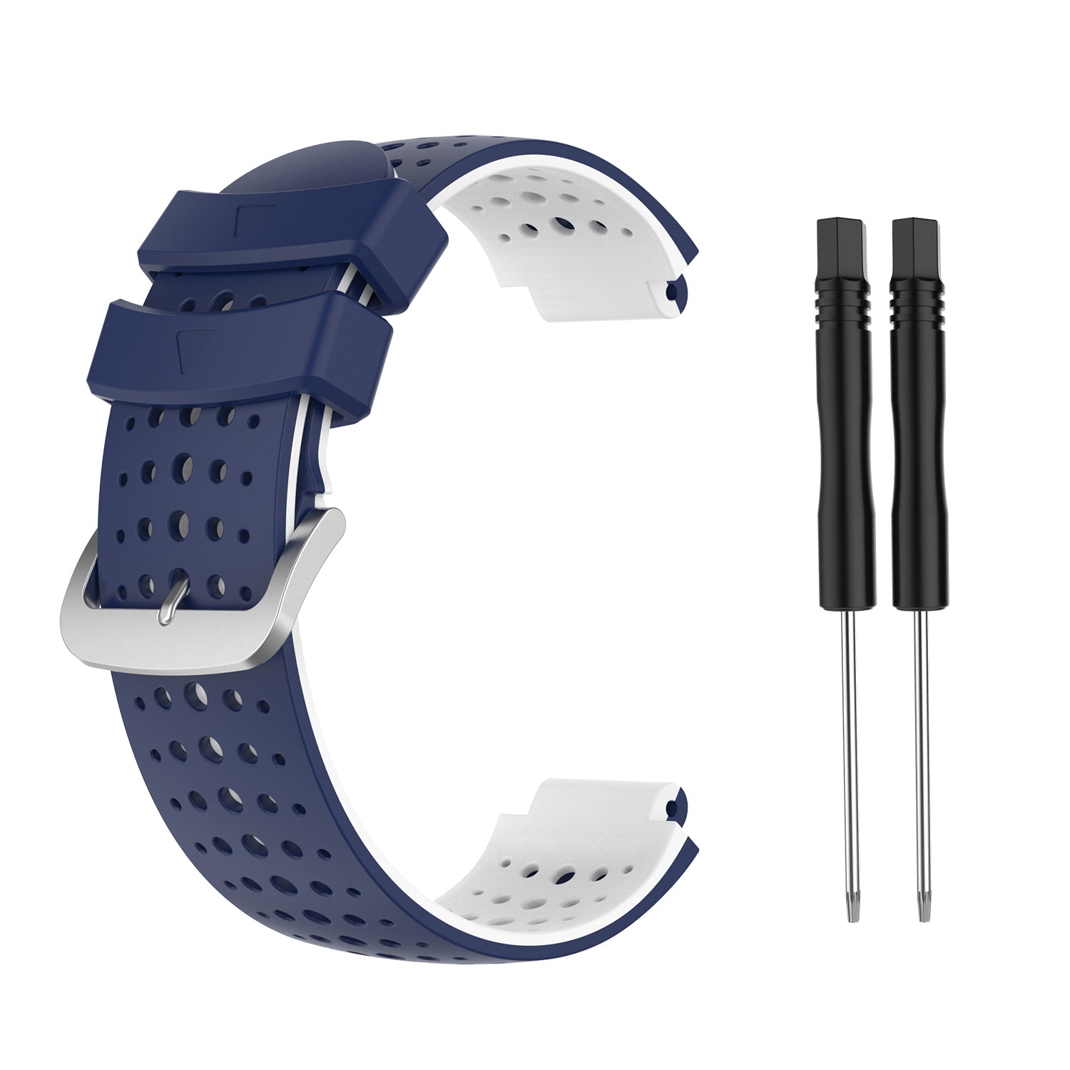 Two Color Silicone Watch Strap Bracelet Wristband Replacement for Garmin Forerunner 735XT 620 630 220 230 235 Two Color Silicone Watch Strap Bracelet Wristband Replacement for Garmin Forerunner 735XT 620 630 220 230 235